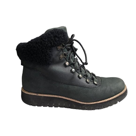 Cole Haan Zero Grand Explorer Green Leather Waterproof Hiking Boots Sz 9 - Picture 2 of 10